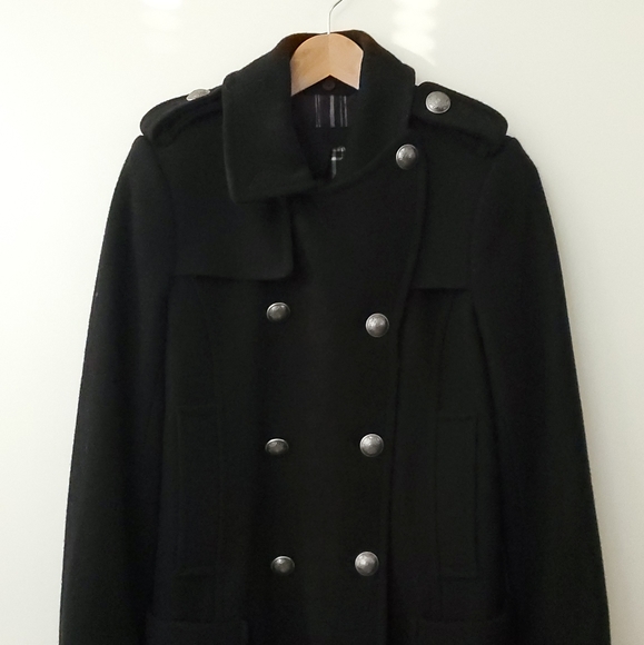 Community Aritzia Black Wool Coat XS - Picture 5 of 14